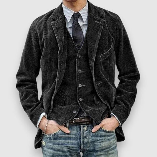 Harvandin | Vintageinspirerad herrjacka med väst