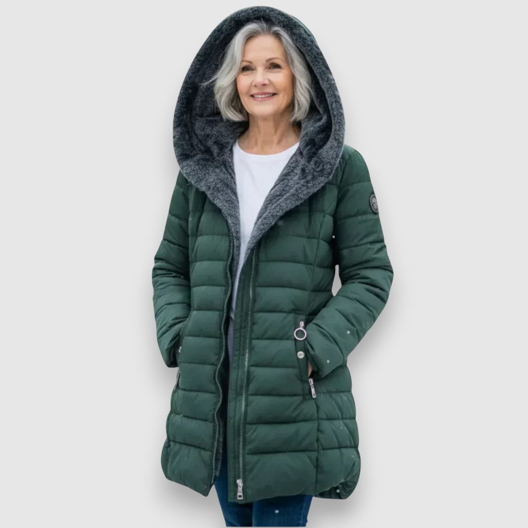 Olivia | Quiltad vinterjacka för dam