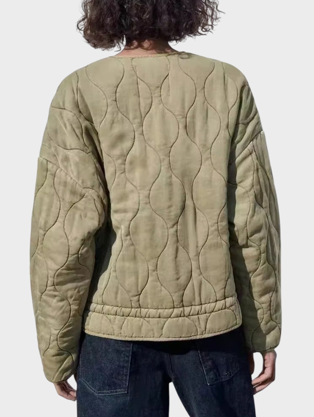 Tove | Quiltad jacka med dragkedja