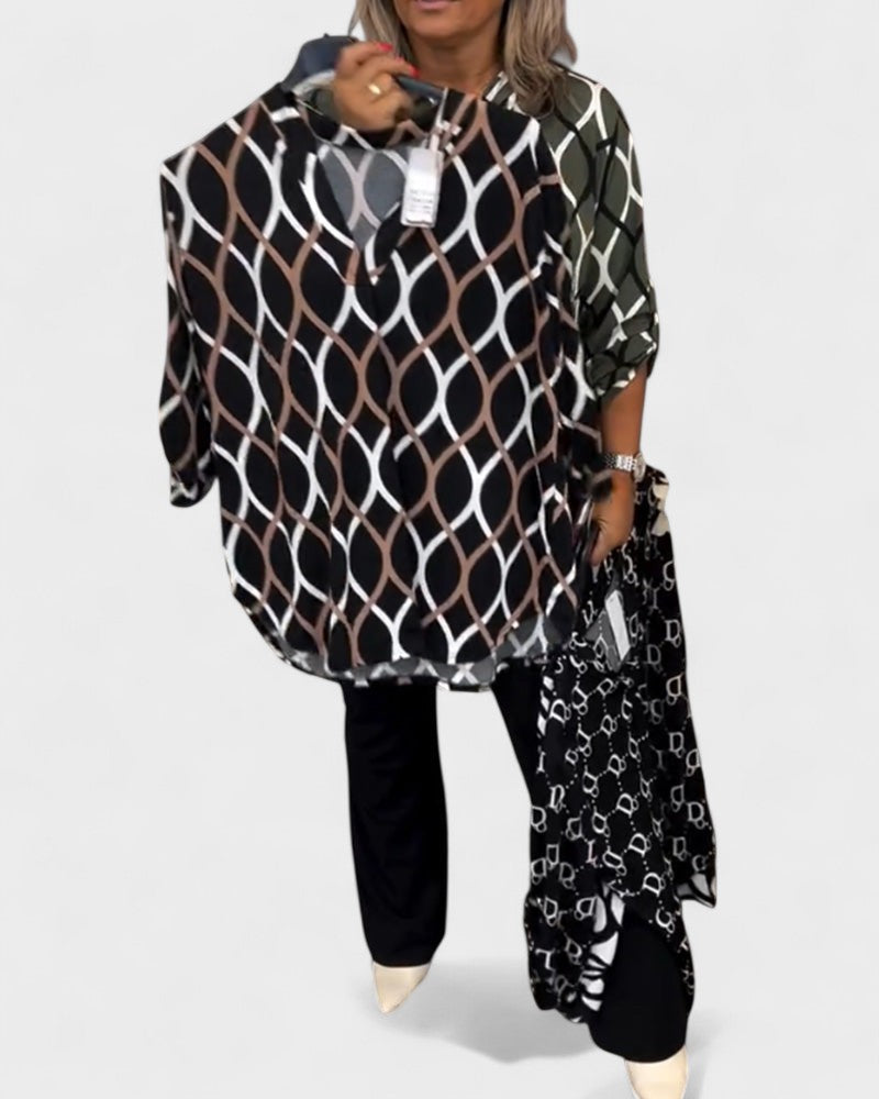 Zinelle | Långärmad blus med ledig passform