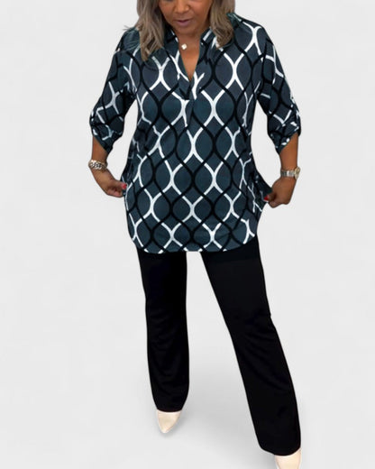 Zinelle | Långärmad blus med ledig passform