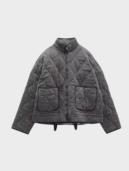 Tove | Quiltad jacka med dragkedja