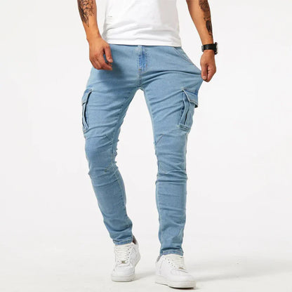 Valter | Stretchiga cargojeans