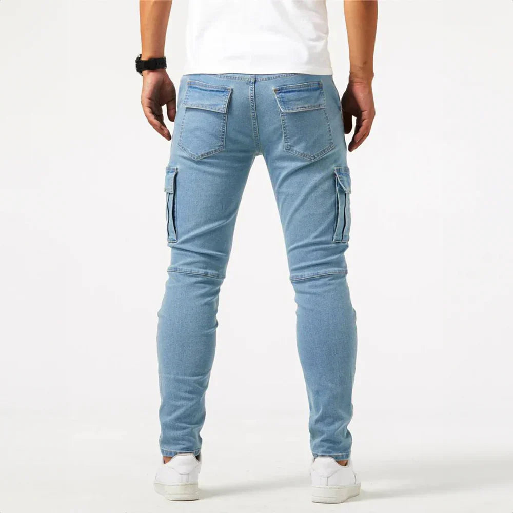 Valter | Stretchiga cargojeans