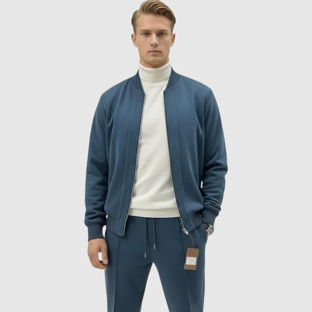 Henrik | Tvådelat casual-set med jacka och byxor för herr