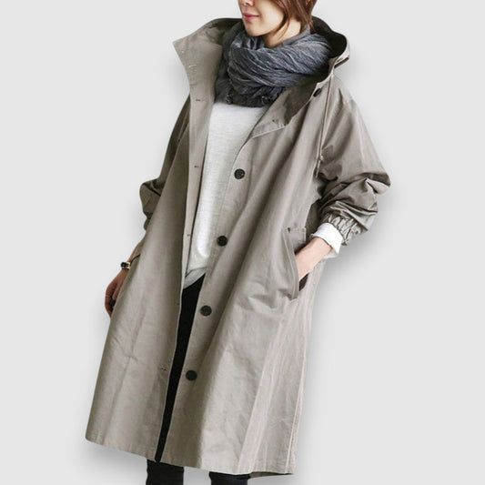 Aldren | Trenchcoat med vattenavvisande yta