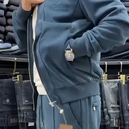 Henrik | Tvådelat casual-set med jacka och byxor för herr