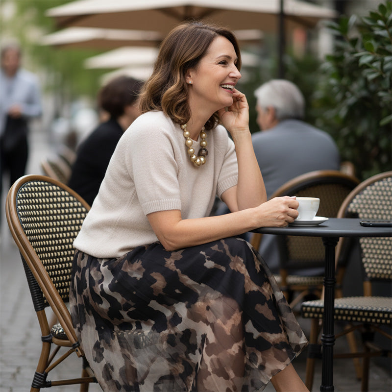 Elsa | Tröja med kort ärm